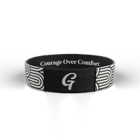 Courage Over Comfort Empowerment Wristband