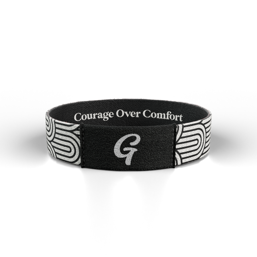 Courage Over Comfort Empowerment Wristband