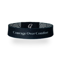 Courage Over Comfort Empowerment Wristband