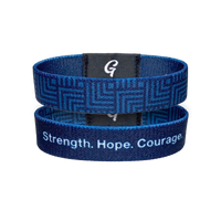 Strength Hope Courage Empowerment Wristband